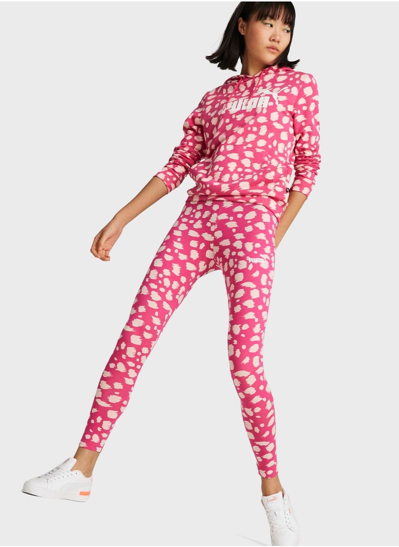 PUMA - Essential Animal Aop Leggings - Image 1