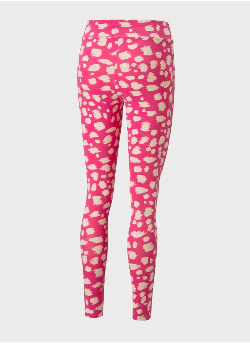 PUMA - Essential Animal Aop Leggings - Image 1