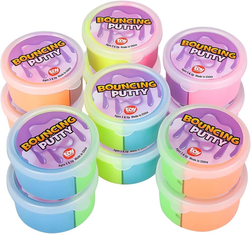 Rhode Island Novelty Bouncing Putty - Colorful Bouncing Putty for Kids - Image 1