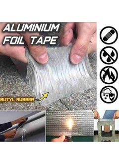 Generic Super Strong Waterproof Tape Butyl Seal Rubber Aluminum Foil Tape  - Image 2