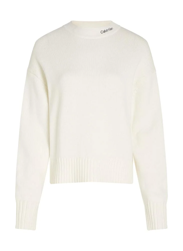 Calvin Klein Jeans Logo Deatil Knitted Sweaters
