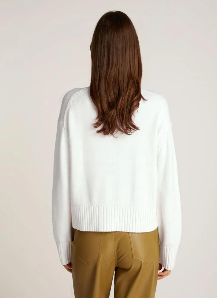 Calvin Klein Jeans Logo Deatil Knitted Sweaters