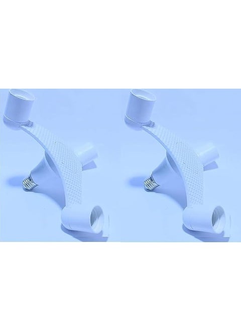دواية ثلاثيه ديكور مودرن 360 درجة عدد 2، أبيض