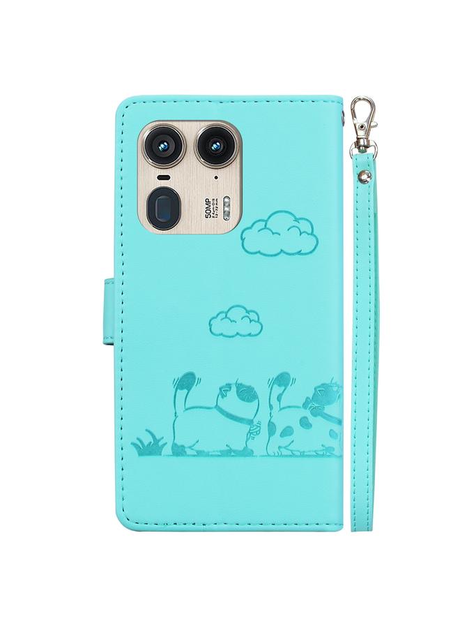 S-TOP Case For Motorola Edge 50 Ultra Cute Cats RFID Leather Phone Case - Image 3