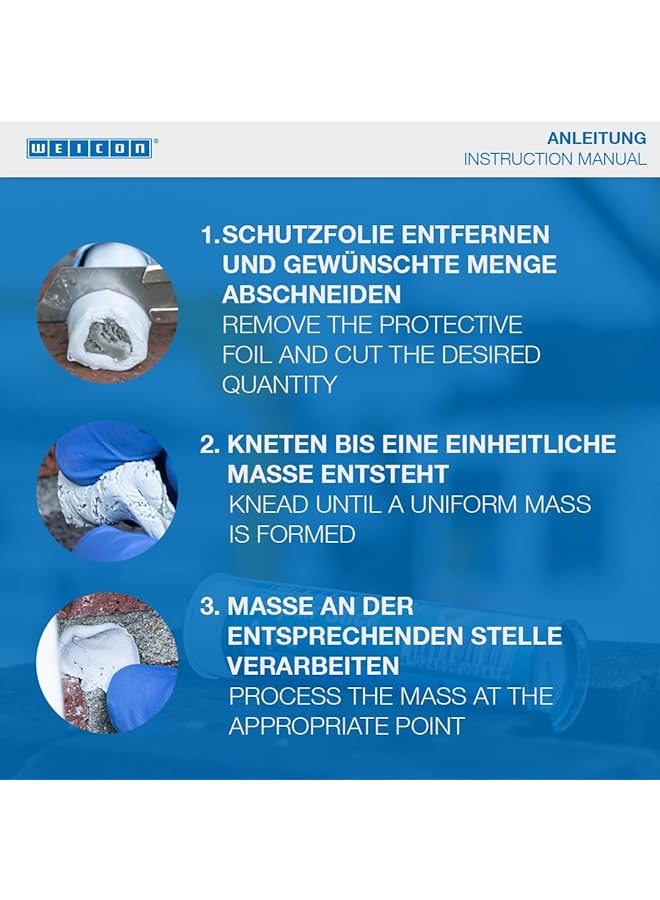 Weicon Repair Stick Aqua 57G - Image 3