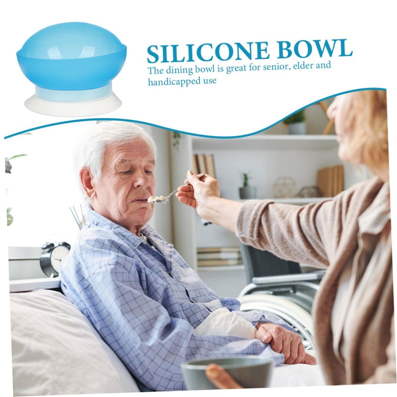 Elderly Non Slip Cup Bowl with Suction Base Dining Aid for Disabled Seniors - Image 4