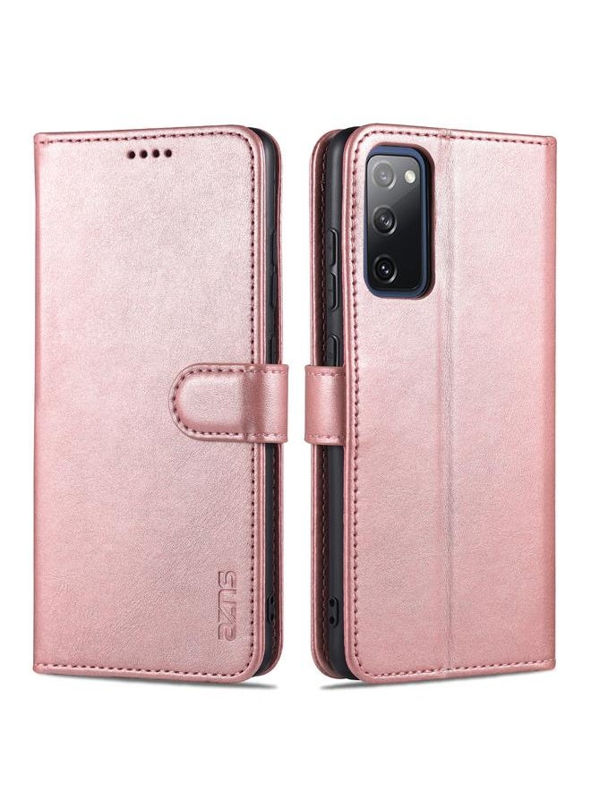 Case For Samsung Galaxy S20 FE / S20 Lite / S20 Fan Edition / S20 FE 5G / S20 FE 2022 Skin Feel Calf Texture Horizontal Flip Leather Case with Card Slots & Holder & Wallet
