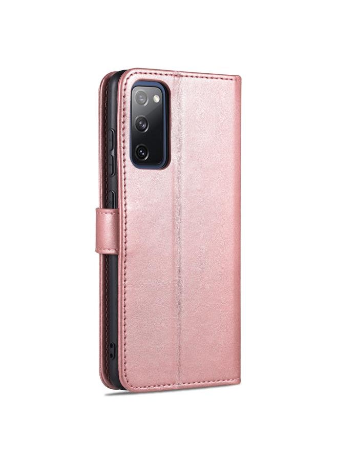 Case For Samsung Galaxy S20 FE / S20 Lite / S20 Fan Edition / S20 FE 5G / S20 FE 2022 Skin Feel Calf Texture Horizontal Flip Leather Case with Card Slots & Holder & Wallet