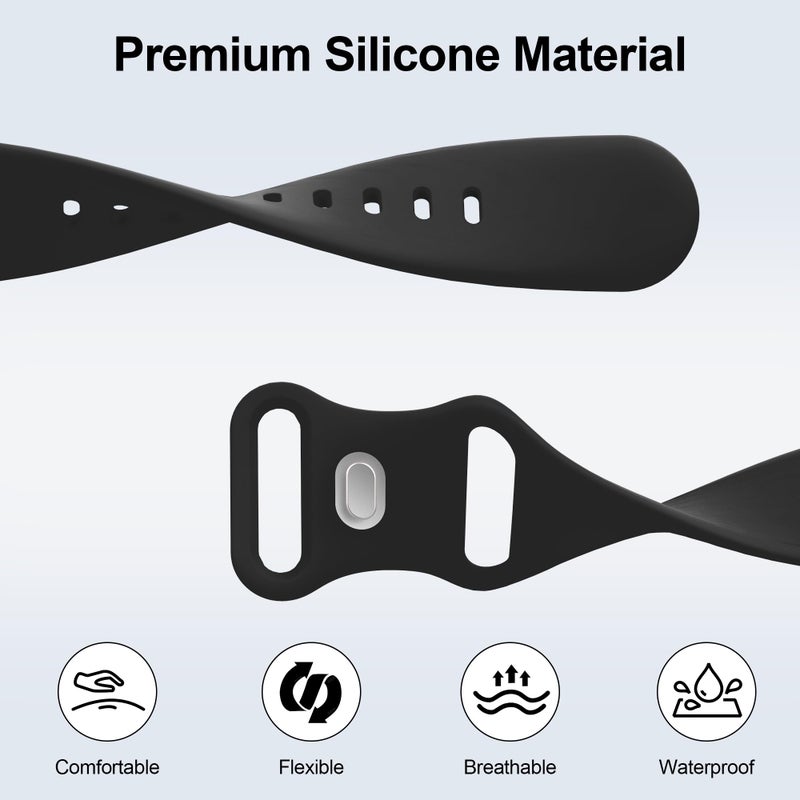 Tiorecime 12 Pack Bands Compatible with Samsung Galaxy Watch 7 6 5 4 40mm 44mm/6 4 Classic 43mm 47mm 42mm 46mm/5 Pro 45mm/Active 2 Band, 20mm Soft Silicone Sport Replacement Strap for Women Men - Image 3