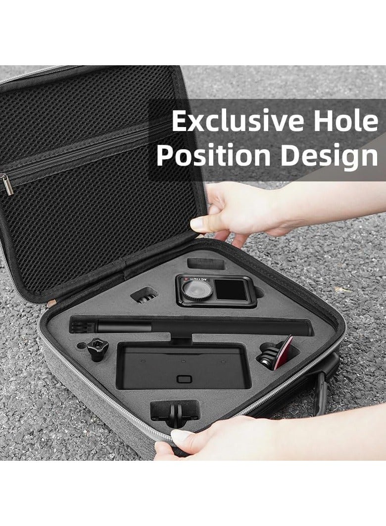 DJI Action 5 pro / 4 Carrying Case, Travel Carrying Case compatible with DJI Osmo Action 5 PRO / 4/3 Adventure Combo Accessories  - Image 3