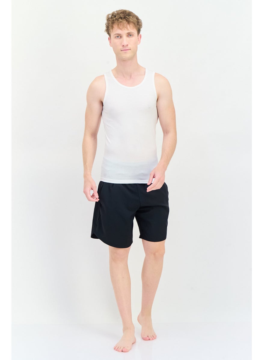 Tommy John - Men 2 Pack Stay-Tucked Fit Plain Undershirt, White - Image 1