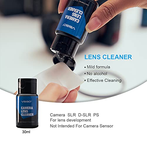 VSGO Professional Camera Lens Cleaning Kit for Canon, Nikon, Sony, Pentax DSLR Lenses - Includes Lens Pen, Air Blower, and Fluid (DKL-15D) - Image 5