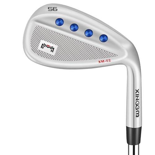 XINGGM Forged Golf Wedge Set for Men or Individual 48505254565860 Degree Gap Wedge Sand Wedge for Men Right HandMilled Face for More Spin Silver RH56 Degrees - Image 1