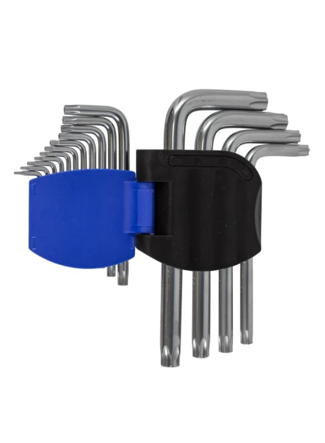 FORSAGE L-type torx-wrenches set, with hole15pcs (t6x, t7h, t8h, t9h, t10x, t15x, t20x, t25x, t27x, t30x, t4 - Image 2