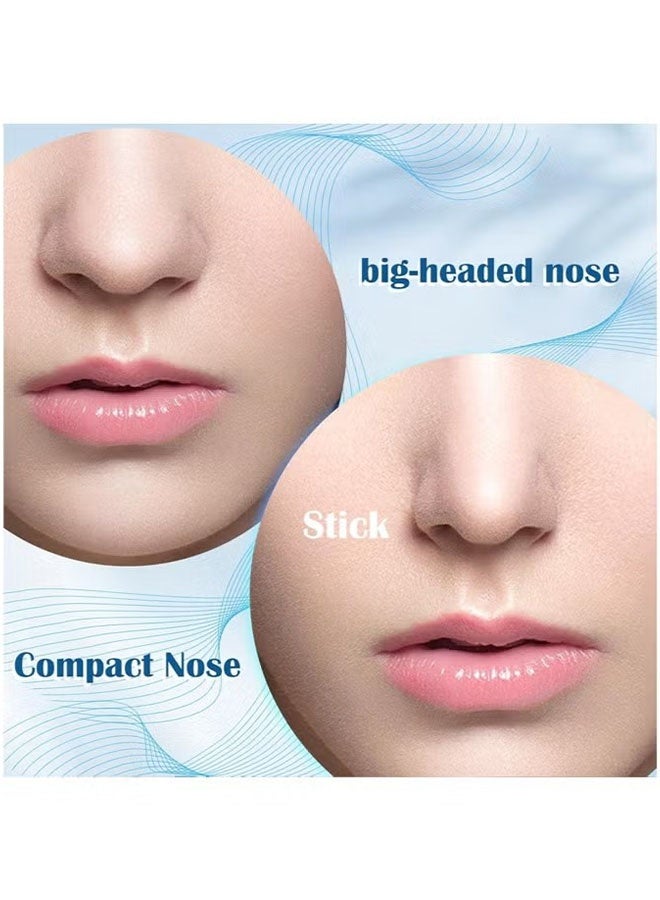 Happy D 200PCS Invisible Nose Slimming Strips, Tighten Nostrils, Enhance Nose Shape, Ideal for Large Nostrils And Low Nose Bridge, Lightweight Nasal Shaping Patches (20 Sheets, 10Pcs Per Sheet, Transparent) - Image 2