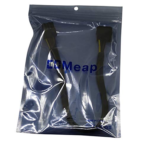 COMeap Molex to CPU 8 Pin EPS Power Cable, LP4 Molex Male to CPU 8 Pin (4+4) EPS-12V Adapter Converter Sleeved 13-inch(33cm) - Image 5
