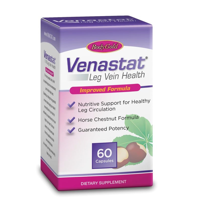 Body Gold Body Gold Venastat Leg Vein Health 60 Capsules 60 CT
