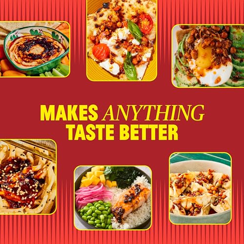 FLYBYJING Sichuan Chili Crisp Bundle: Three Premium Chili Sauces Good on Noodles, Proteins, Veggies & Everything - Spicy, Savory, Crunchy Vegan Hot Sauces, Great Gift for Foodies 6oz (Pack of 3) - Image 3