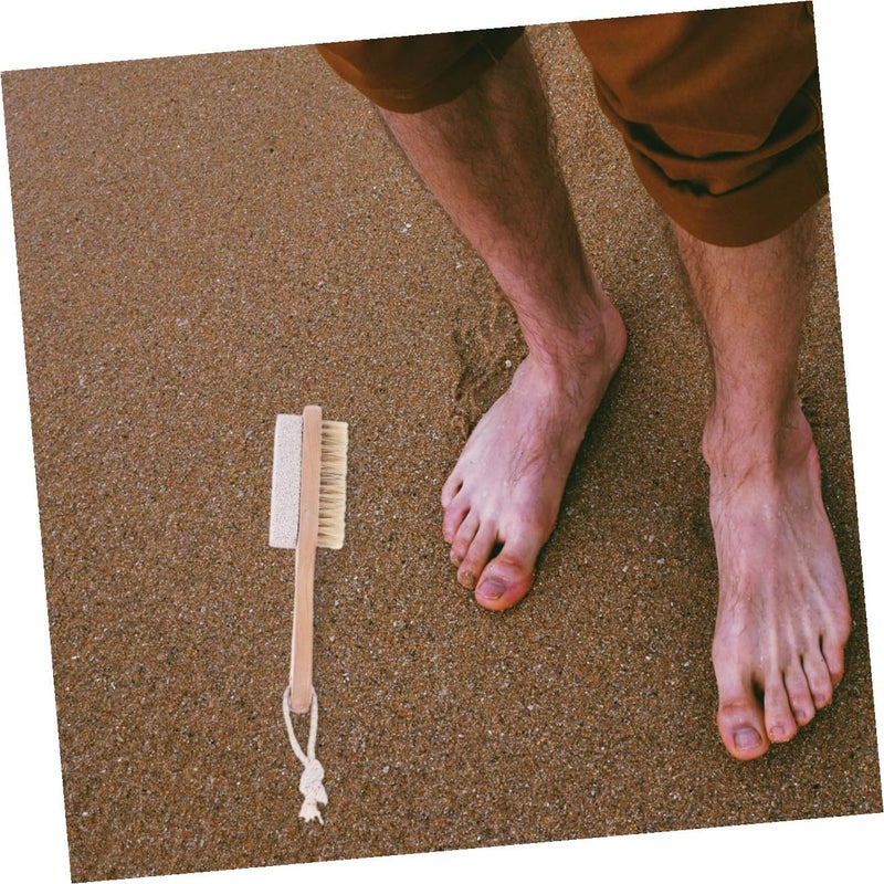 Cross product combo compatible Ipetboom 3pcs Double-Sided Foot Scrubber Brush with Pumice Stone and Natural Bristles for Shower Use Hard Skin Remover Foot Care Tool for Pedicures and Exfoliating Dead Skin Ready goods scheduled ship Daily wear upgraded resistant material Long term storage compatible All-scene tailored quality Space saving design picks Diverse requirement fit Transit damage minimized design Lightweight Fast warehouse picking Ready-to-ship local stock Gulf user preference oriented build Longevity upgraded craftsmanship Market need oriented construction Periodic restock local Wear resistant Odor free color Cross product compatible Trendy economical quality Classic practical design Various color options Major city pickup option Practical build Diverse purchase plan Cost effective global grade quality - Image 4