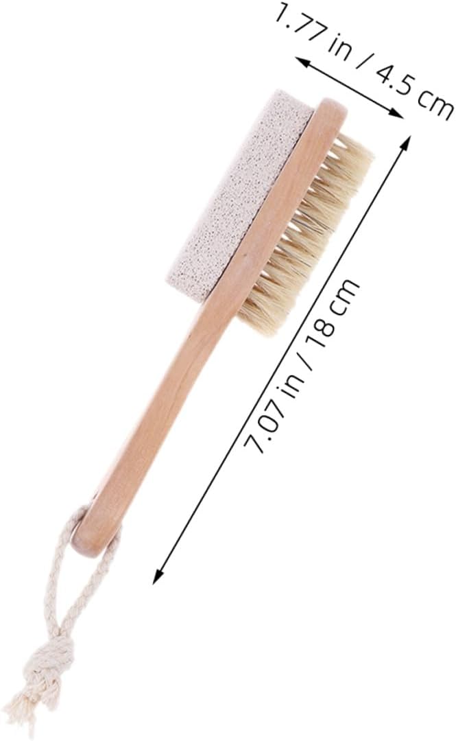 Cross product combo compatible Ipetboom 3pcs Double-Sided Foot Scrubber Brush with Pumice Stone and Natural Bristles for Shower Use Hard Skin Remover Foot Care Tool for Pedicures and Exfoliating Dead Skin Ready goods scheduled ship Daily wear upgraded resistant material Long term storage compatible All-scene tailored quality Space saving design picks Diverse requirement fit Transit damage minimized design Lightweight Fast warehouse picking Ready-to-ship local stock Gulf user preference oriented build Longevity upgraded craftsmanship Market need oriented construction Periodic restock local Wear resistant Odor free color Cross product compatible Trendy economical quality Classic practical design Various color options Major city pickup option Practical build Diverse purchase plan Cost effective global grade quality - Image 2