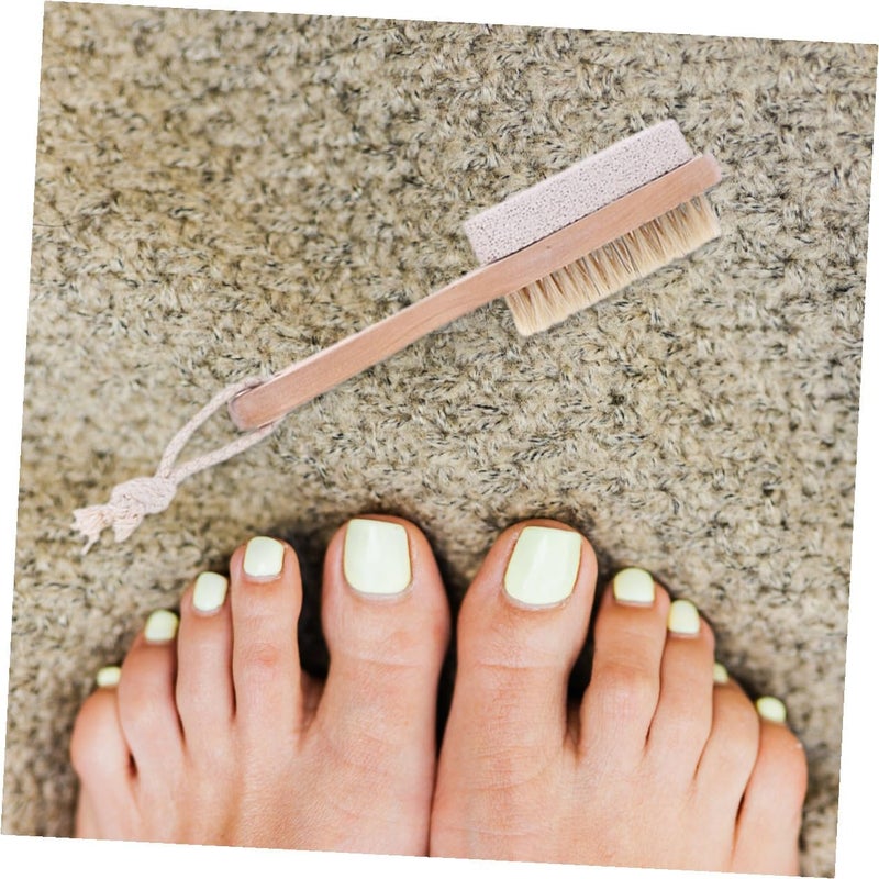 Cross product combo compatible Ipetboom 3pcs Double-Sided Foot Scrubber Brush with Pumice Stone and Natural Bristles for Shower Use Hard Skin Remover Foot Care Tool for Pedicures and Exfoliating Dead Skin Ready goods scheduled ship Daily wear upgraded resistant material Long term storage compatible All-scene tailored quality Space saving design picks Diverse requirement fit Transit damage minimized design Lightweight Fast warehouse picking Ready-to-ship local stock Gulf user preference oriented build Longevity upgraded craftsmanship Market need oriented construction Periodic restock local Wear resistant Odor free color Cross product compatible Trendy economical quality Classic practical design Various color options Major city pickup option Practical build Diverse purchase plan Cost effective global grade quality - Image 5