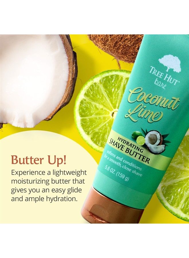 Tree Hut Bare Coconut Lime Hydrating Shave Butter, 5 oz, Essentials for Soft, Smooth, Bare Skin - Image 2