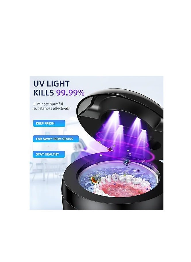 Generic Ultrasonic Retainer Cleaner, Retainer Cleaner Machine for Dentures, Mouth Guards, Braces, Toothbrush Heads, Jewelry with 200ML Capacity, 45kHz Retainer Cleaning, 4 Modes for All Dental Appliances  - Image 4