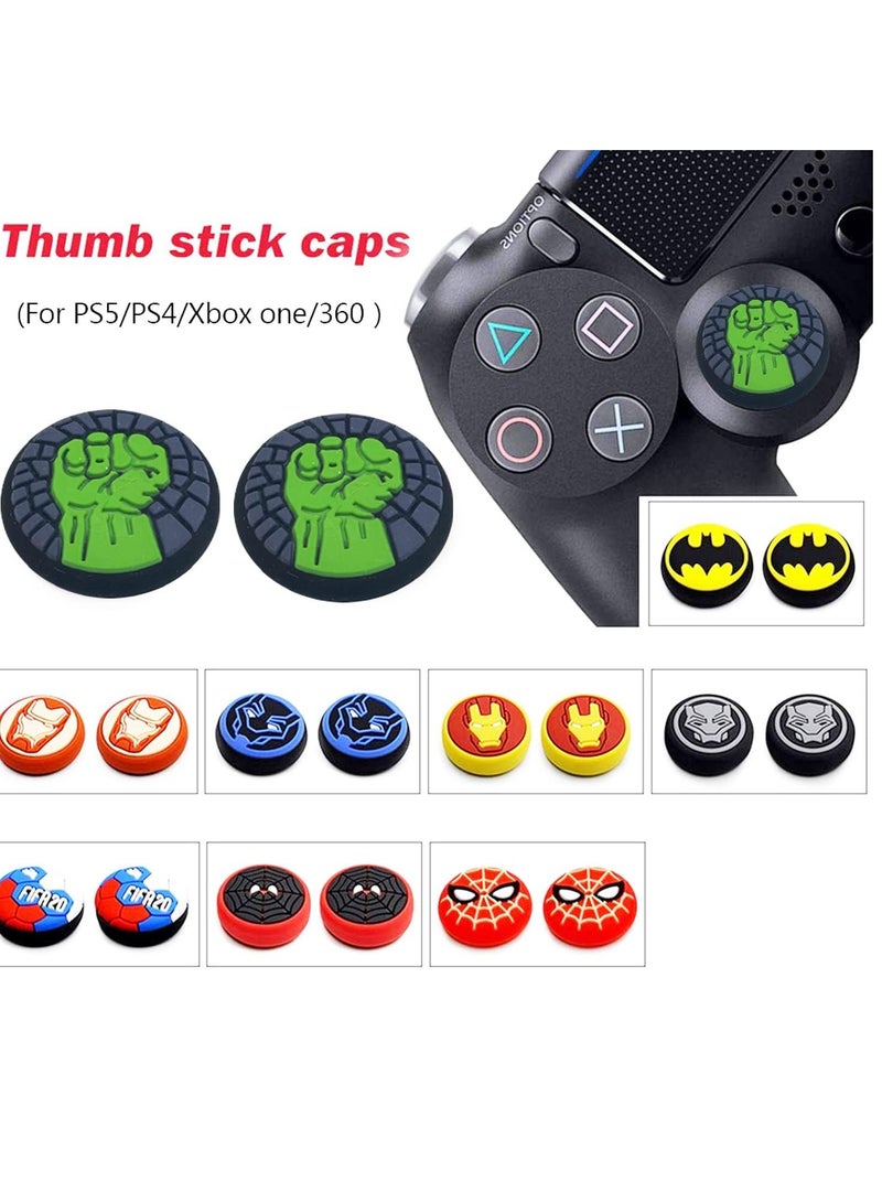 2-Piece Galaxy Thumb Grip Set For PS4/PS5 Controllers  - Image 5