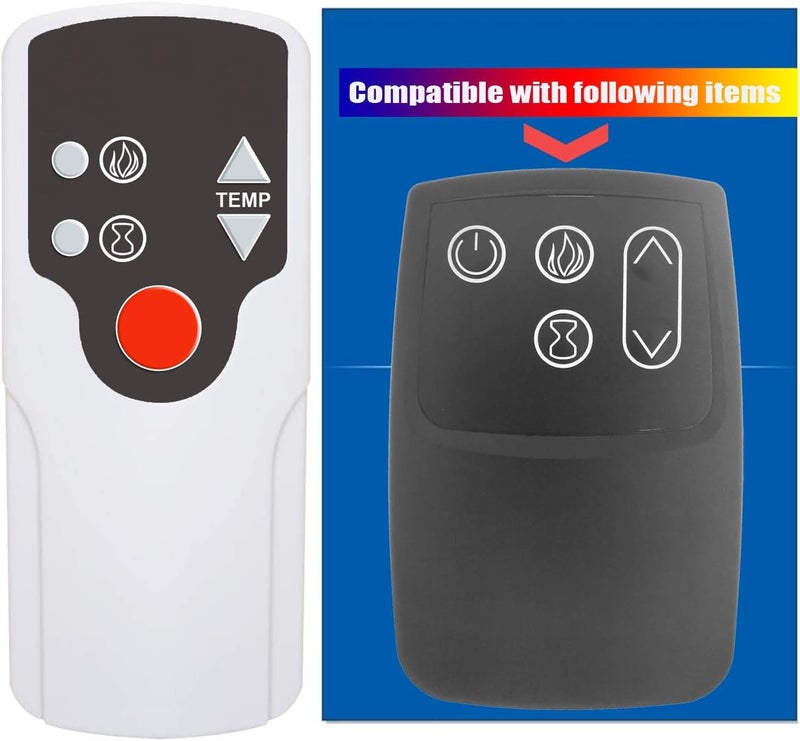 RCECAOSHAN Replacement Twin Star Fireplace Remote Control P115 for 23II033FGL 23II332FGL 23IRM7491 - Image 1