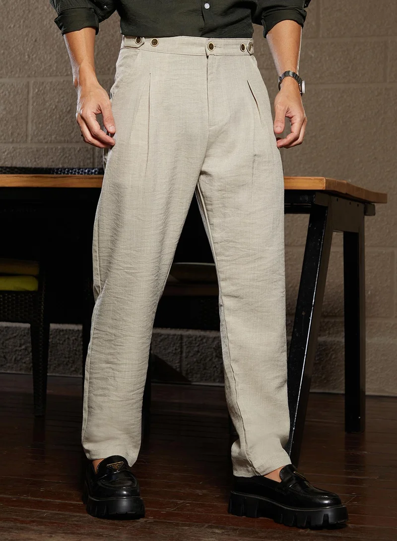 CAHOOT  Lightweight - Pleated Tailored Trousers for Men | Best Price UAE