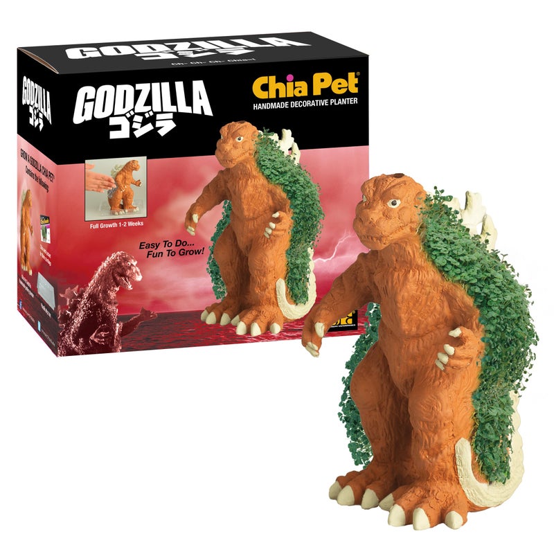 Chia Pet Godzilla with Seed Pack, Decorative Pottery Planter, Easy to Do and Fun to Grow, Novelty Gift, Perfect for Any Occasion - Image 5