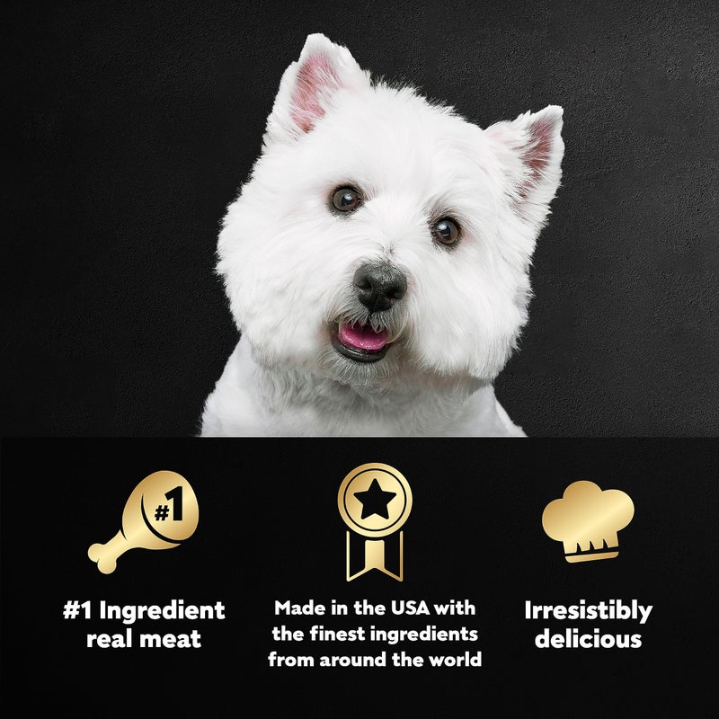 Cesar Wet Dog Food Loaf in Sauce Rotisserie Chicken, Filet Mignon, Angus Beef, and Ham & Egg Flavors Variety Pack, 3.5 oz. Easy Peel Trays (24 Count, Pack of 1) - Image 5