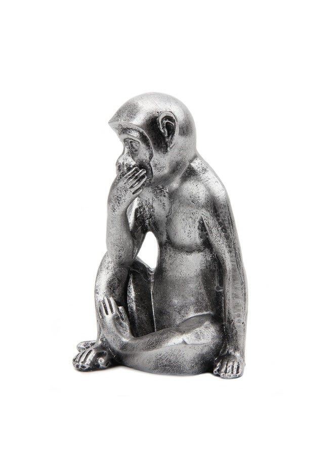 3 Wise Monkeys Statue Hear No Evil See No Evil Speak No Evil Monkeys Statue For Home Decorations Monkeys Figurines Home Decor Accents See No Evil Figurines Monkey Statue Set Of 3 Silver Color