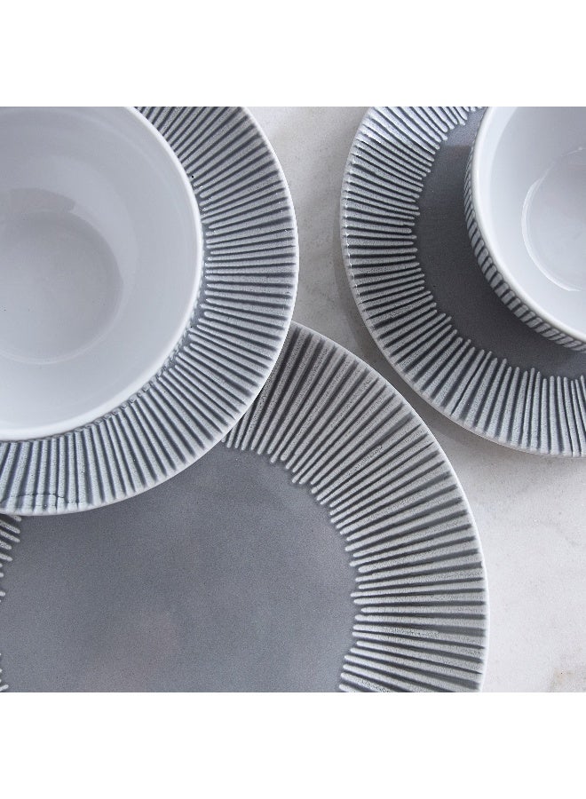 Home Box Elegenza 16-Piece Deboss Dinner Set - Serves 4 - Image 5