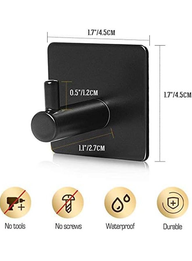 Silver Self Adhesive Hooks Durable 304 Stainless Steel Wall Hanging Hooks and the Ultimate Solution for Organizing - Image 2