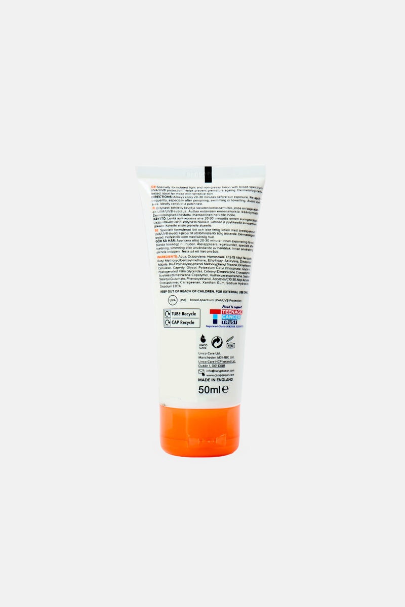 CALYPSO Sensitive Lotion For Face  Neck Spf50 50 ml - Image 2