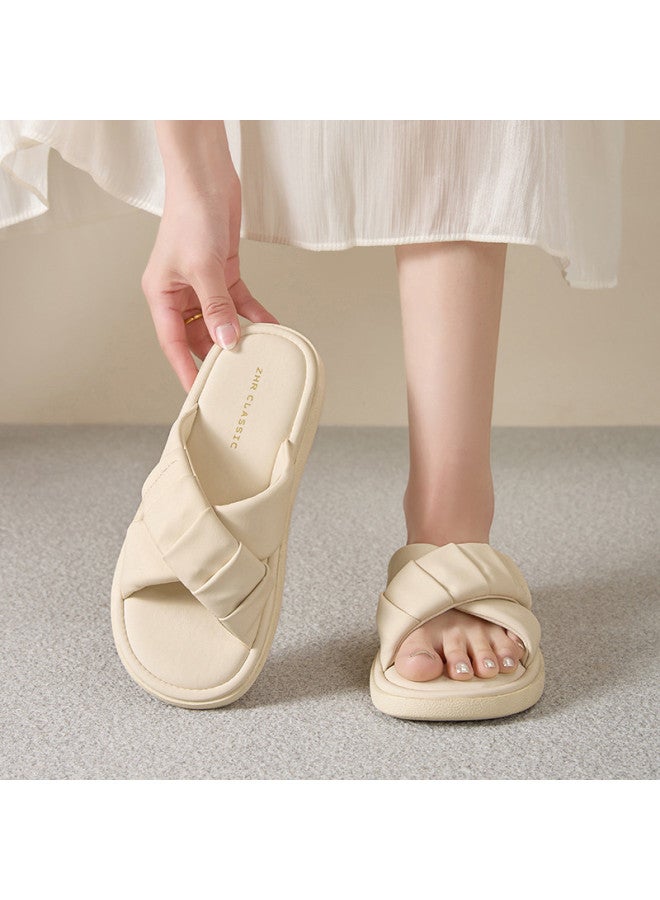 ZHR Lazy Essential】 Women's Beach Sandals Slippers, Summer Slide Sandals For Outdoor Wear - Image 4