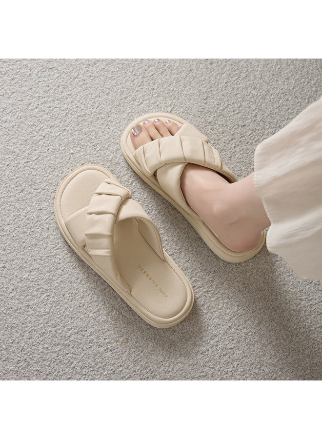ZHR Lazy Essential】 Women's Beach Sandals Slippers, Summer Slide Sandals For Outdoor Wear - Image 3