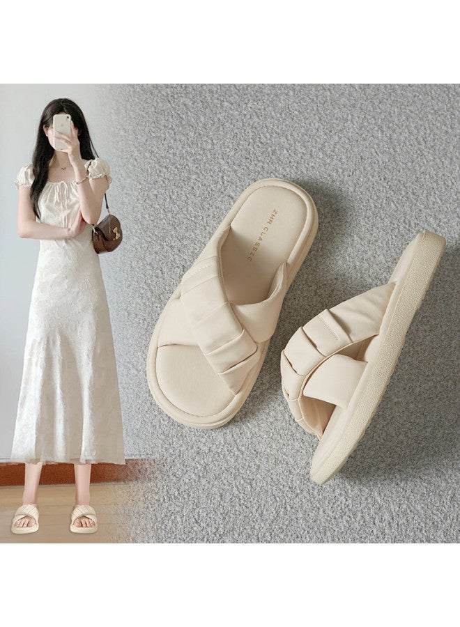 ZHR Lazy Essential】 Women's Beach Sandals Slippers, Summer Slide Sandals For Outdoor Wear - Image 2