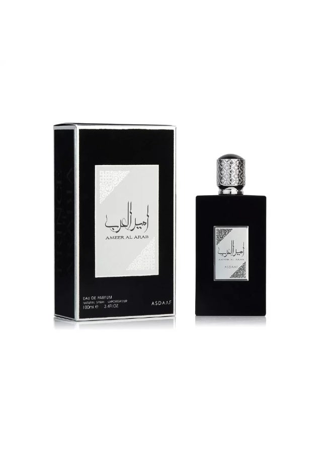 عطر أمير العرب أسداف (أسود) للرجال، 100 مل