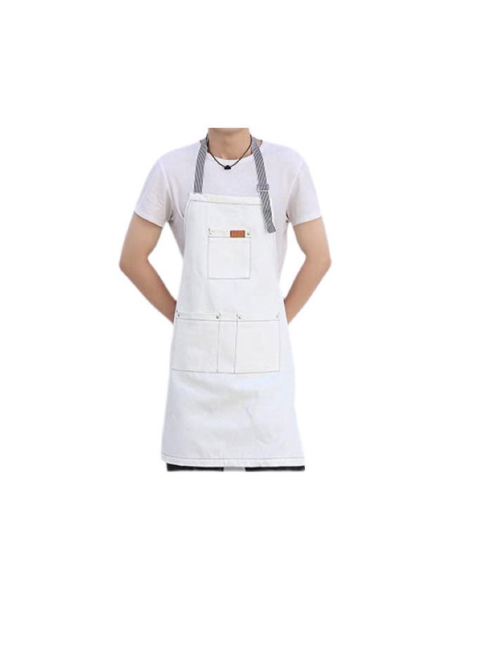 Apron Barista Fabric With 3 Comfort Pockets And White Expandable Straps - pzsku/Z2D1F55874FFFB908D999Z/45/_/1675772920/4538d05a-940b-4def-99cf-12f54c008b6a