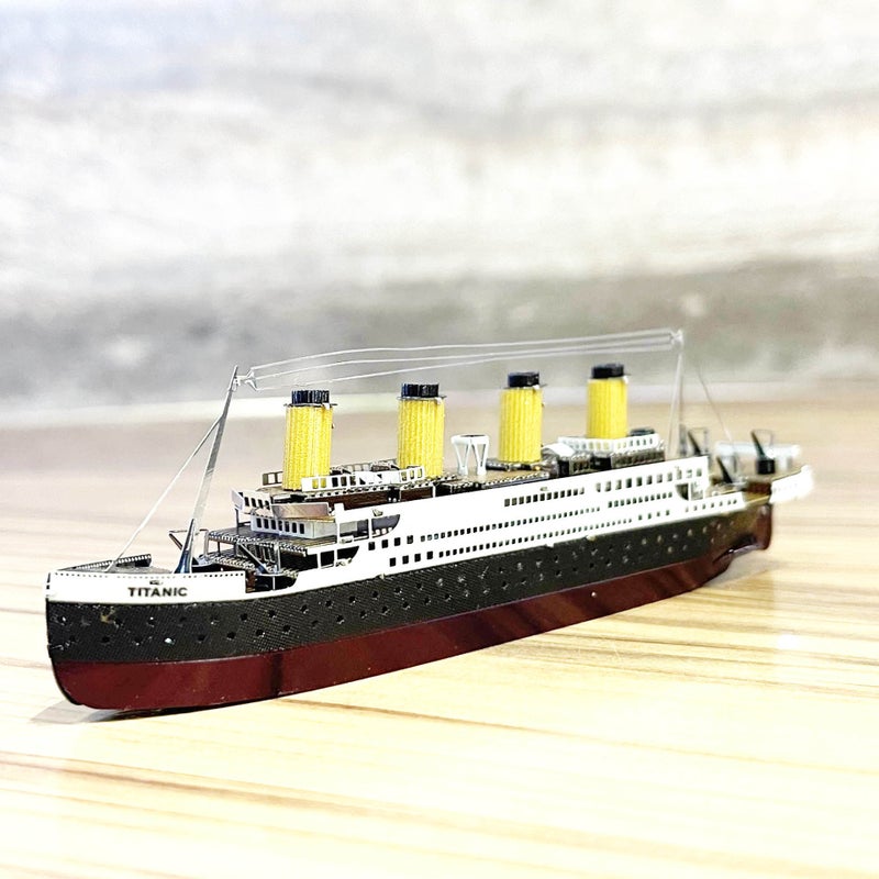 Crazy Model Together To Spell A Titanic Diy Metal Jigsaw Puzzle Assembled Model Miniature Iron Ornaments Gifts - Image 3