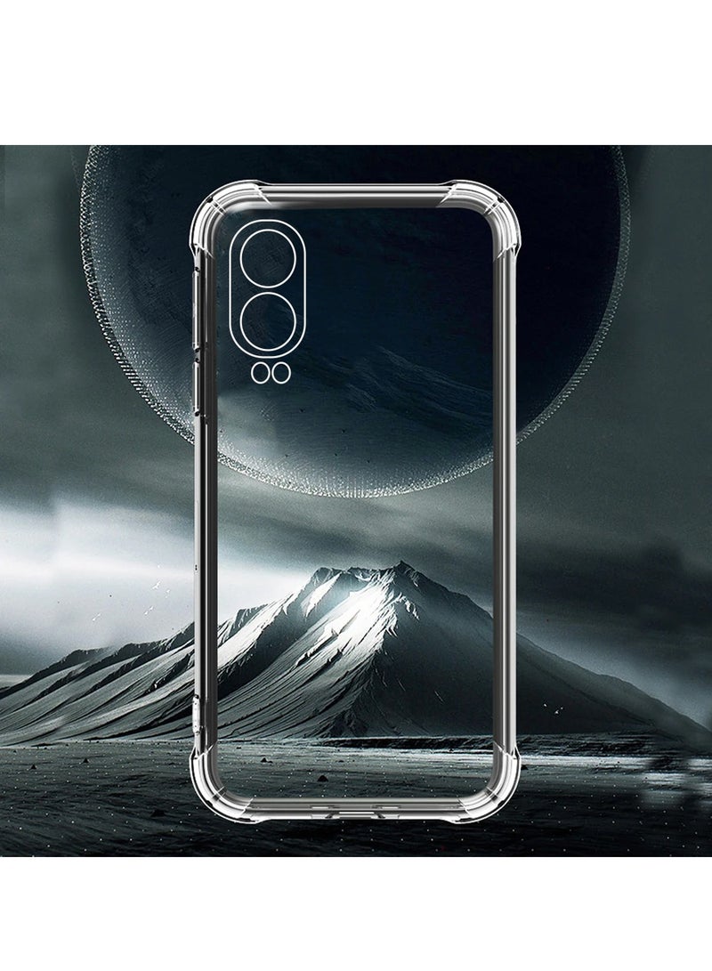 Wtech Oppo K12x 5G 2024 TPU Bumper Corners with Hard PC Case Cover - Clear - Image 5