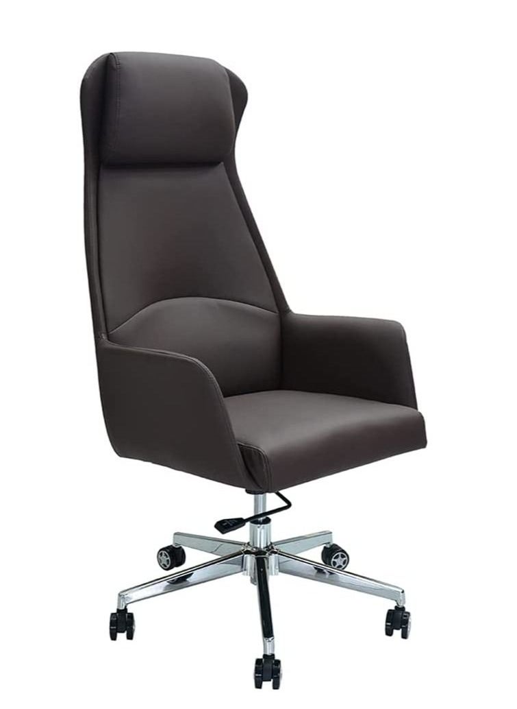 KARNAK Executive Office Home Chair PU Leather 360° Swivel Desk Chair, High Back Adjustable Height Computer Table Chair, Soft Foam Gaming Study Chair Lumbar Support  - Image 4