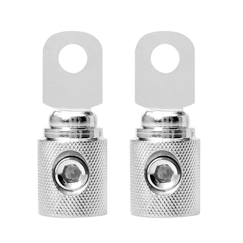 Conext Link RT0N-2 Set Screw Ring Terminal 2 Pack (1/0 Gauge, Nickel) - Image 1
