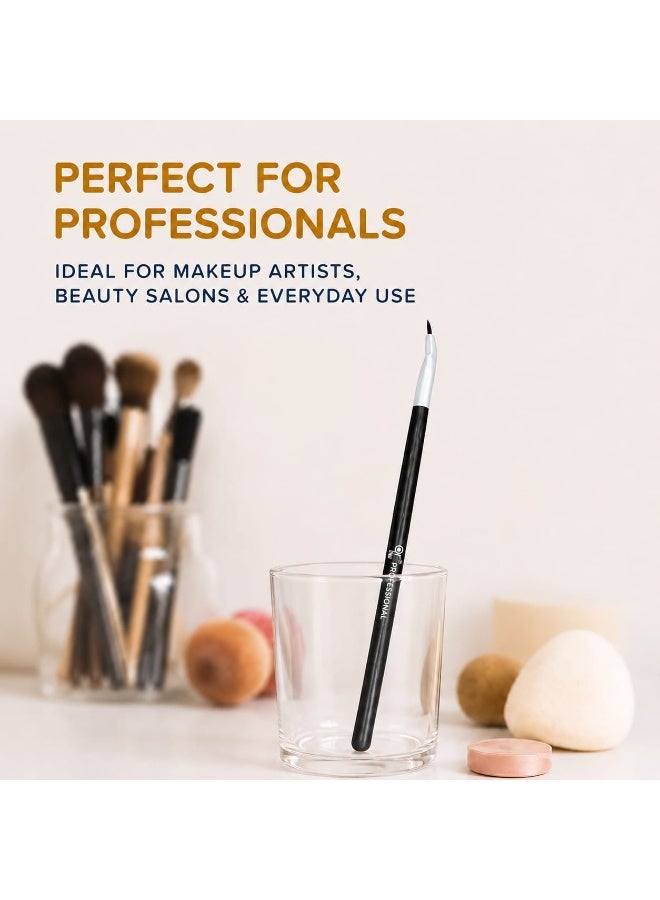 OR BLEU Angled Eyeliner Brush for Gel, Cream & Liquid Eyeliner, Precision Eyebrow & Eye Makeup Brush - Image 5