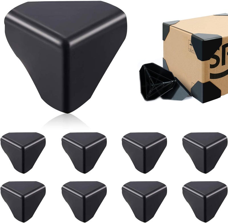 Rubik 60pcs Packaging Corner Protectors, Plastic Heavy Duty Shipping Box Edge Guards for Boxes, Cartons, Panel Packaging (50x50x1mm) - Image 1