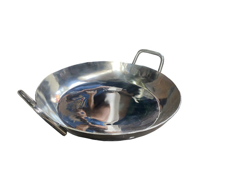 SAIFPRO Stainless Steel Jalebi Kadhai for Commercial/Industrial/Hotel Purpose Only (16inch Jalebi Kadhai) - Image 2