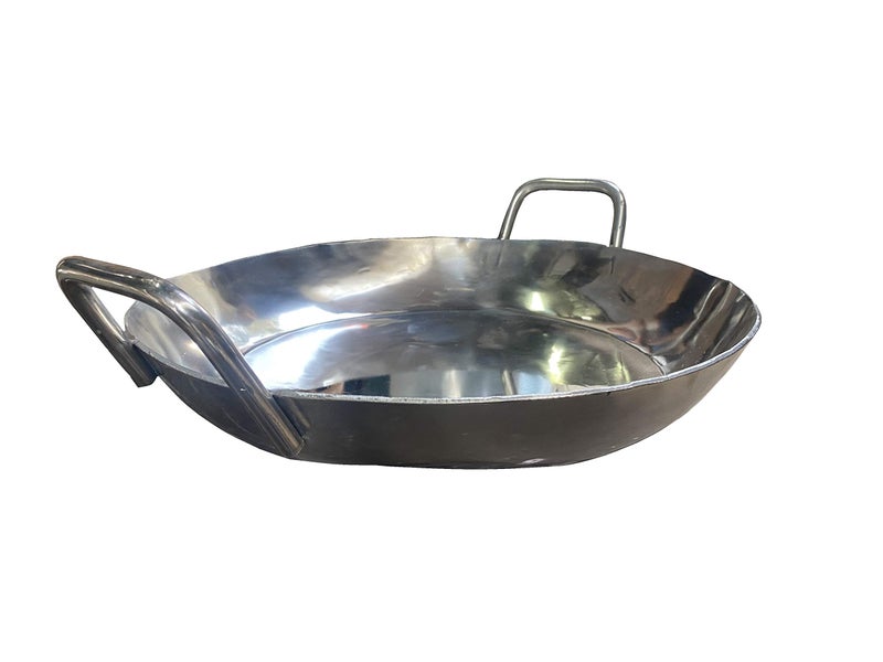 SAIFPRO Stainless Steel Jalebi Kadhai for Commercial/Industrial/Hotel Purpose Only (16inch Jalebi Kadhai) - Image 3