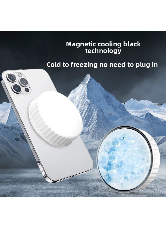 Generic Enhanced Cooling Treasure Universal Phone Cooling Fan Physical Cooling Quick Drop Shipping Compatible With All Phones Lightweight-Color:White  - Image 4